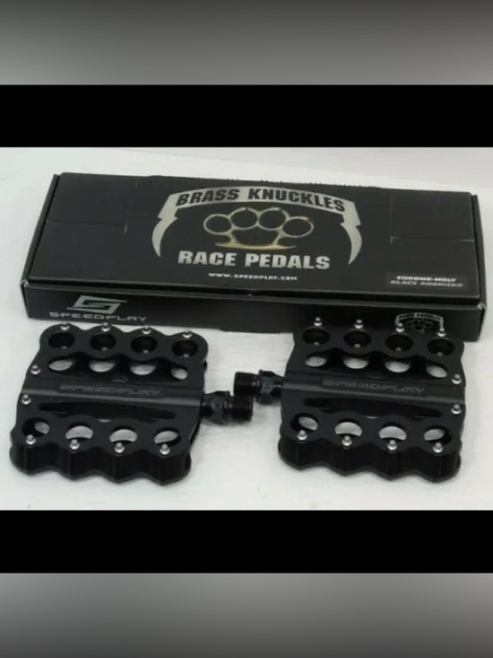 Speedplay Other - Unisex-Genuine Speedplay Brass Knuckles Pedal Set, Black, Chrome-moly, Brand